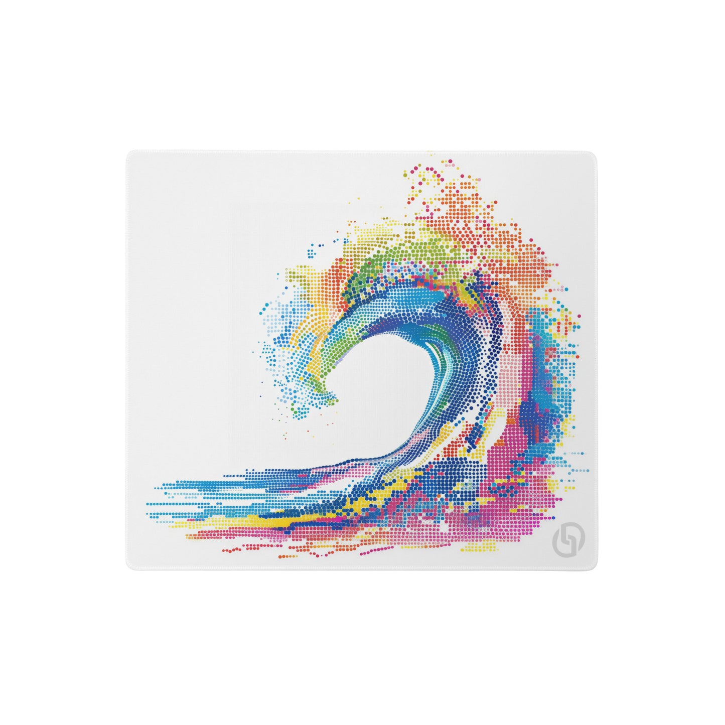Digital Wave Mouse Pad