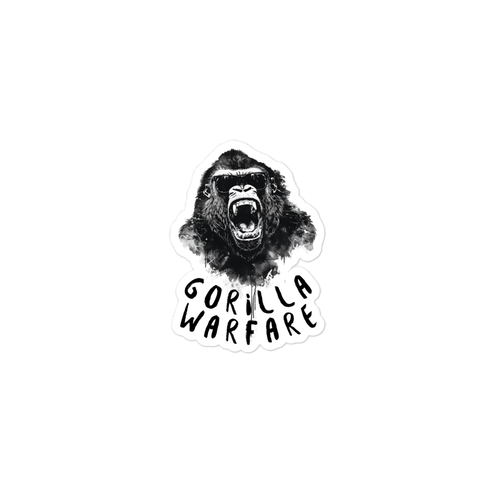 Gorilla Warfare Sticker