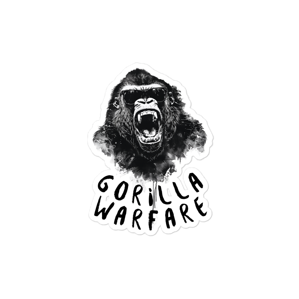 Gorilla Warfare Sticker
