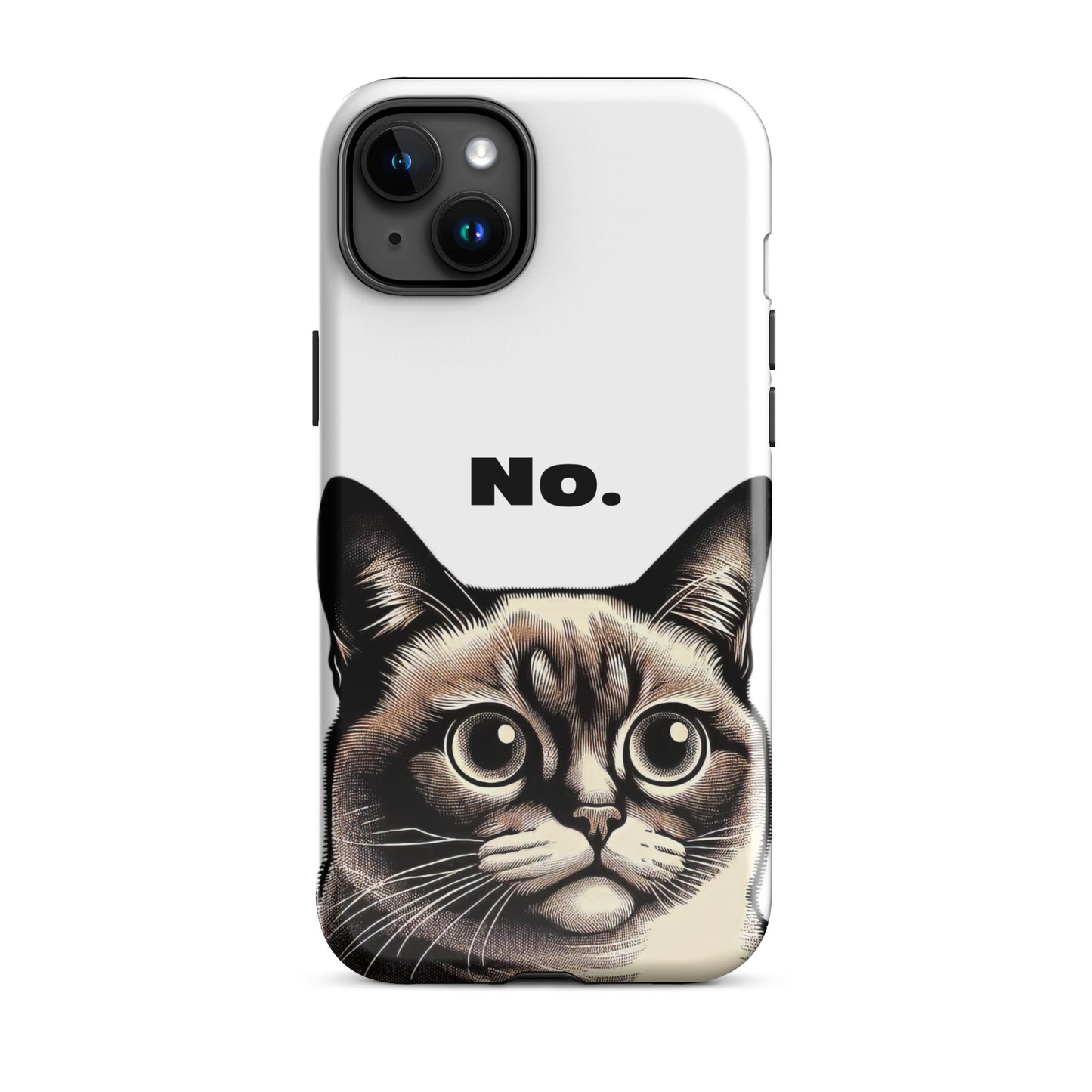 Staring Cat Tough Case for iPhone®