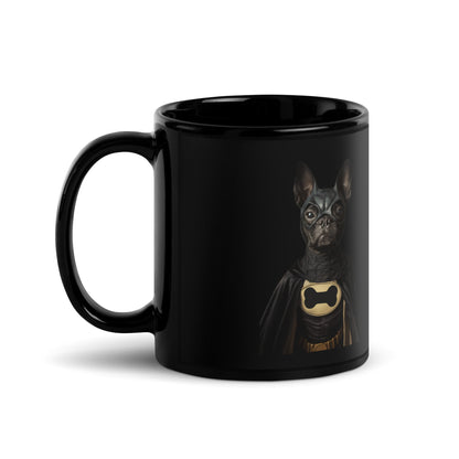 Bark Knight Black Mug