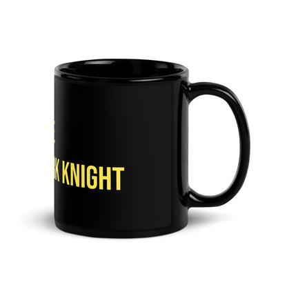 Bark Knight Black Mug