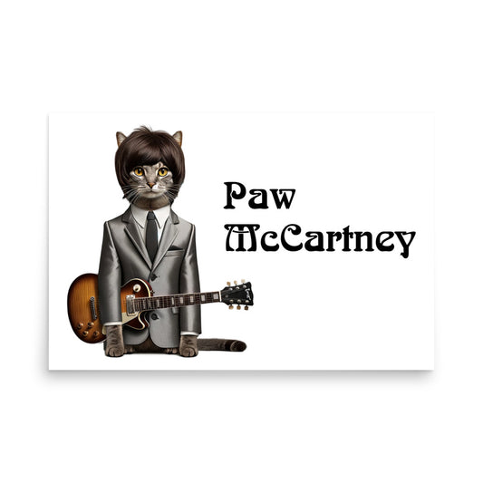 Paw McCartney Poster