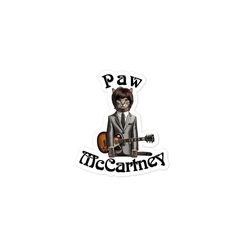 Paw McCartney Sticker