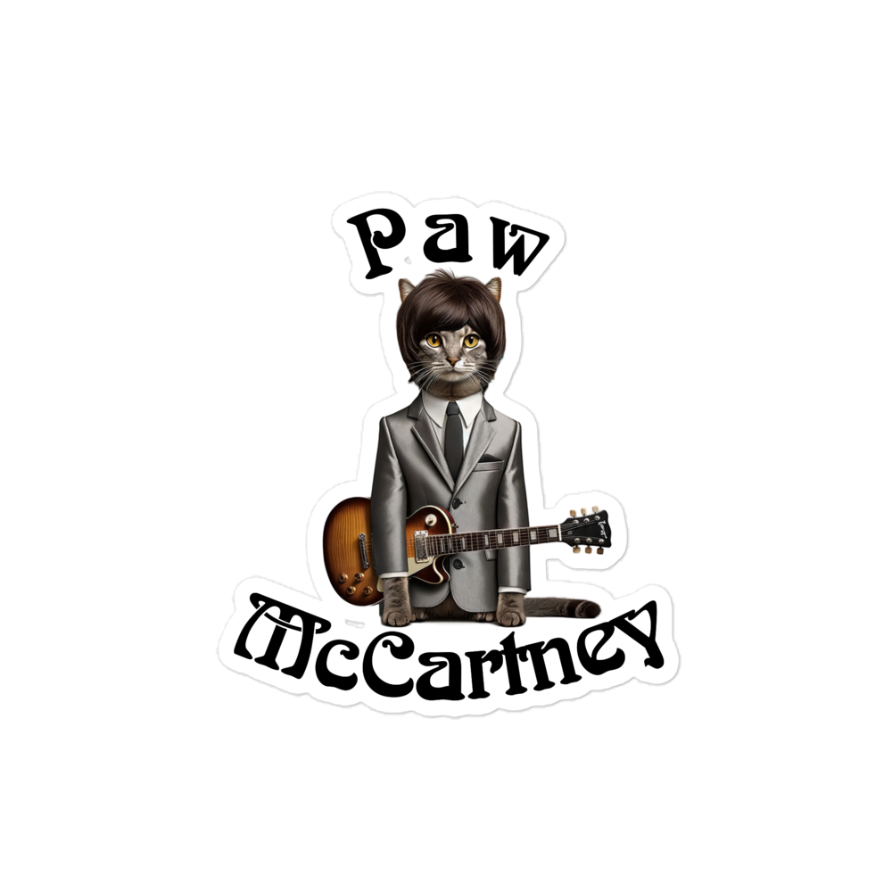 Paw McCartney Sticker