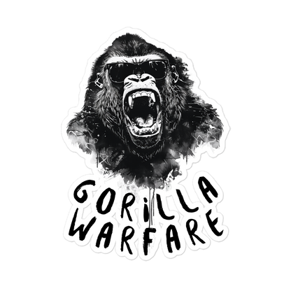 Gorilla Warfare Sticker