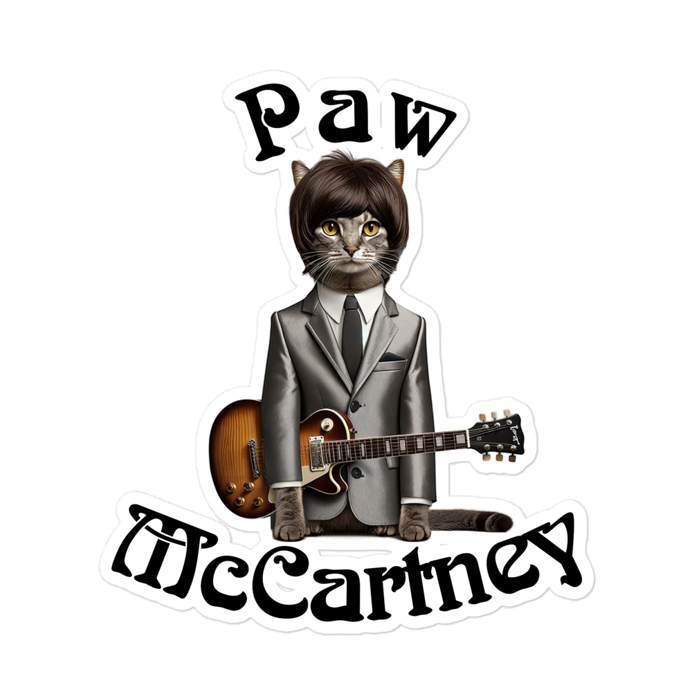 Paw McCartney Sticker