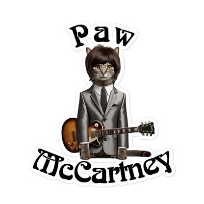 Paw McCartney Sticker