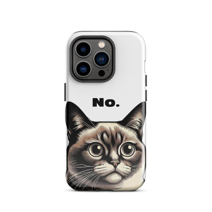 Staring Cat Tough Case for iPhone®