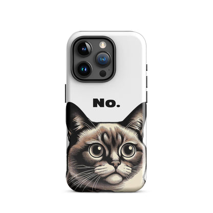 Staring Cat Tough Case for iPhone®