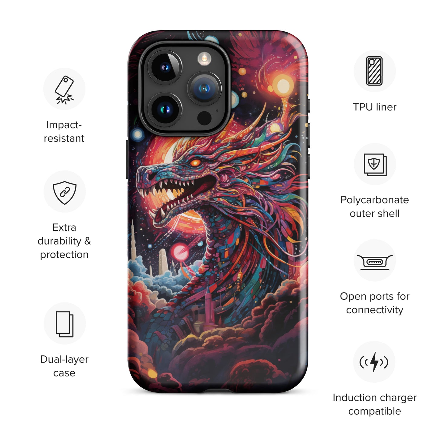 Space Dragon Dream Tough Case for iPhone®