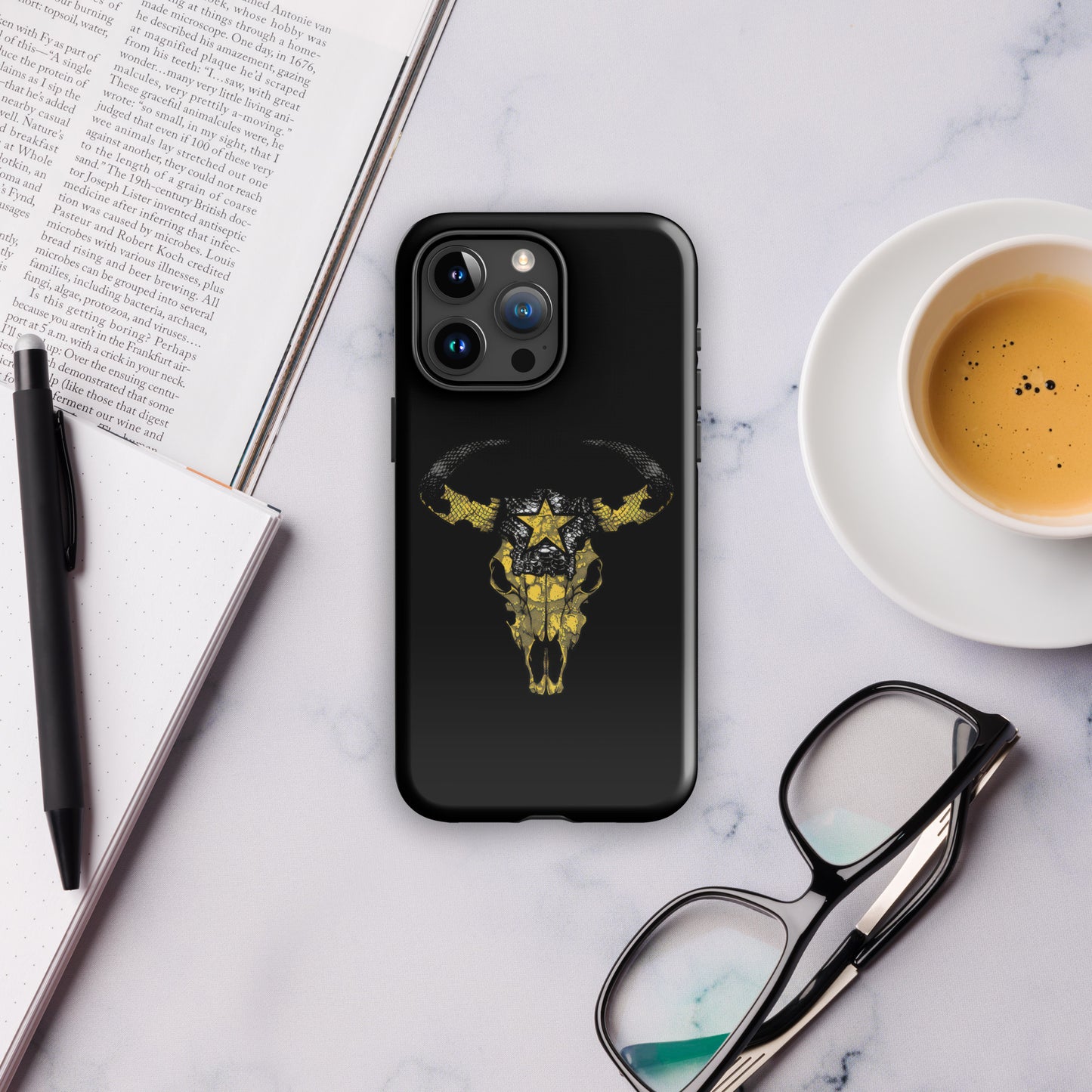 Texas Lone Star Skull Tough Case for iPhone®