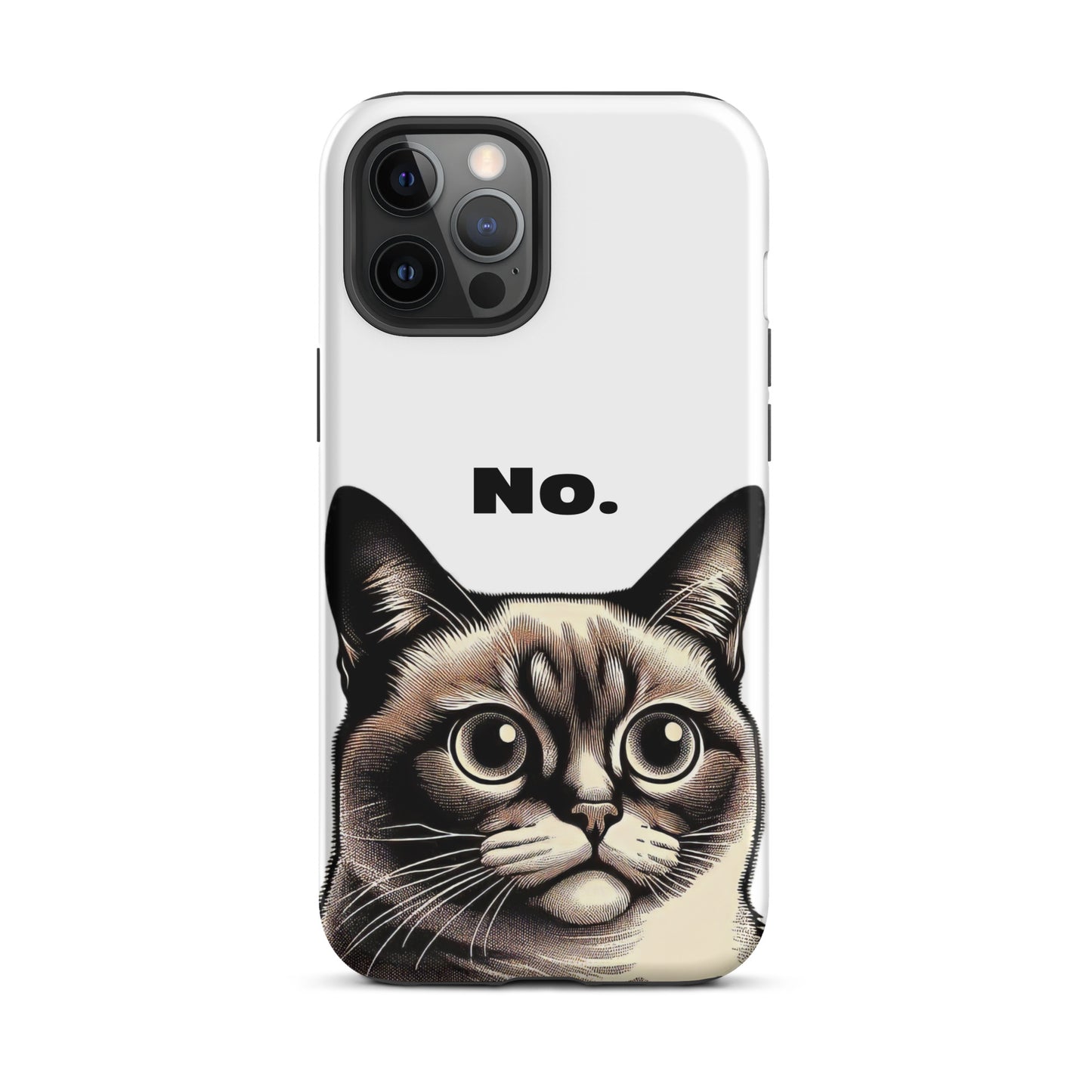 Staring Cat Tough Case for iPhone®