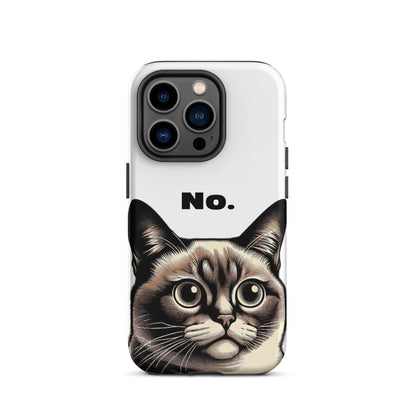 Staring Cat Tough Case for iPhone®